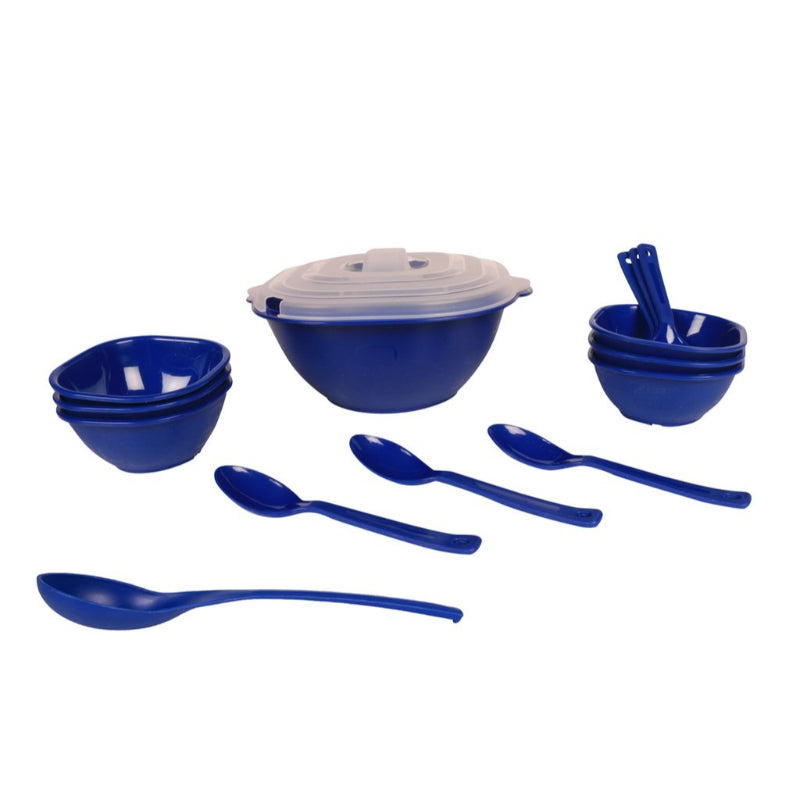 Kitchen Duniya Microwavable Dessert Set, 15 Piece Set