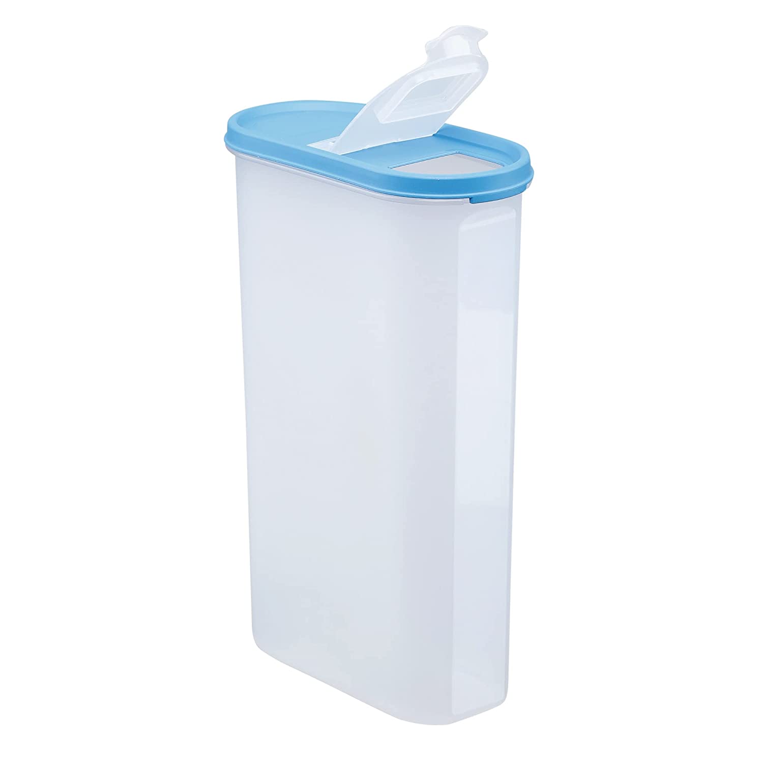 Cutting EDGE Flip-Top Stackable BPA-Free Modular Kitchen Storage Container & Dispenser (Blue)