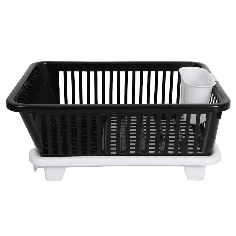 CE Essentials Neo Durable Kitchen Sink, Dish Rack Drainer, Drying Rack Design 4 Washing Basket with Tray for Kitchen, Dish Rack Organizers, Utensils Tools