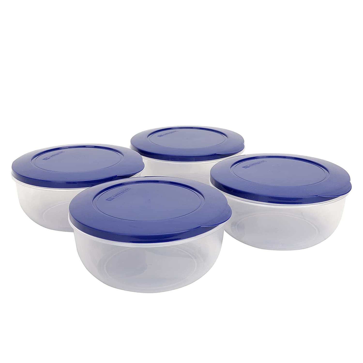 Cutting EDGE Eco-Storage Plastic Container Set for Kitchen & Refrigerator, Set of 4