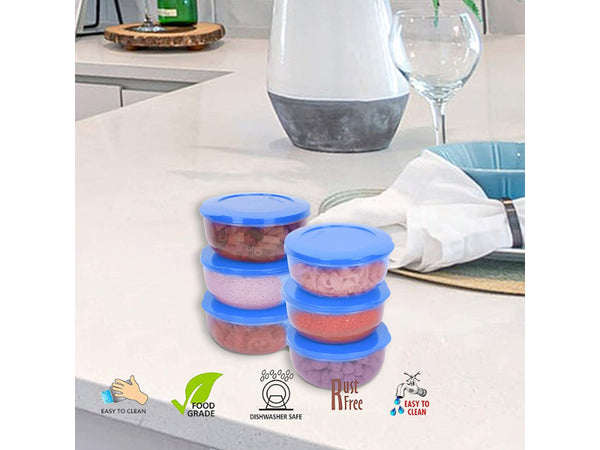 Cutting EDGE Eco-Storage Plastic Containers And Organizer Set for Kitchen, Refrigerator, Lunch & Food Storage Containers
