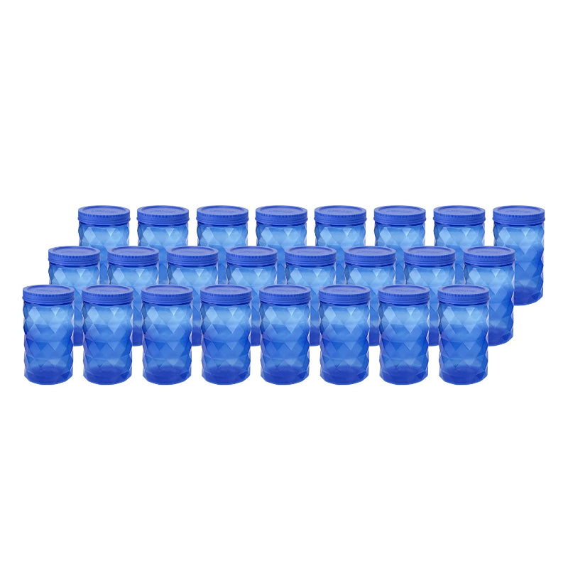 Cutting EDGE Plastic Container- 225ml, 680ml, 1270ml, 12 Pieces, Transparent