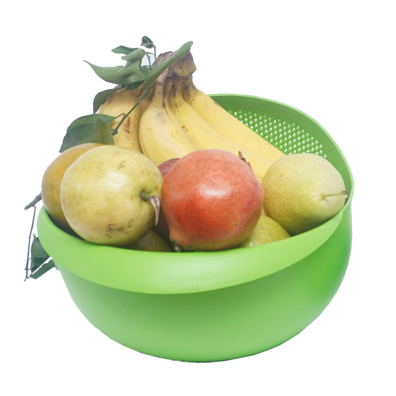 Cutting EDGE Food Strainer Colander, Fruit Basket, Pasta Strainer, Vegetable Strainer, Kitchen Sieve, Washing Bowl