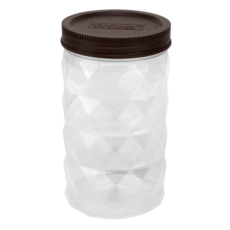 Cutting EDGE Plastic Container- 225ml, 680ml, 1270ml, 12 Pieces, Transparent